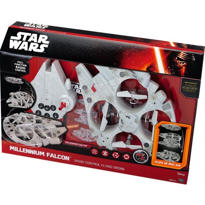 Star Wars The Force Awakens Millennium falcon radio control flying drone 