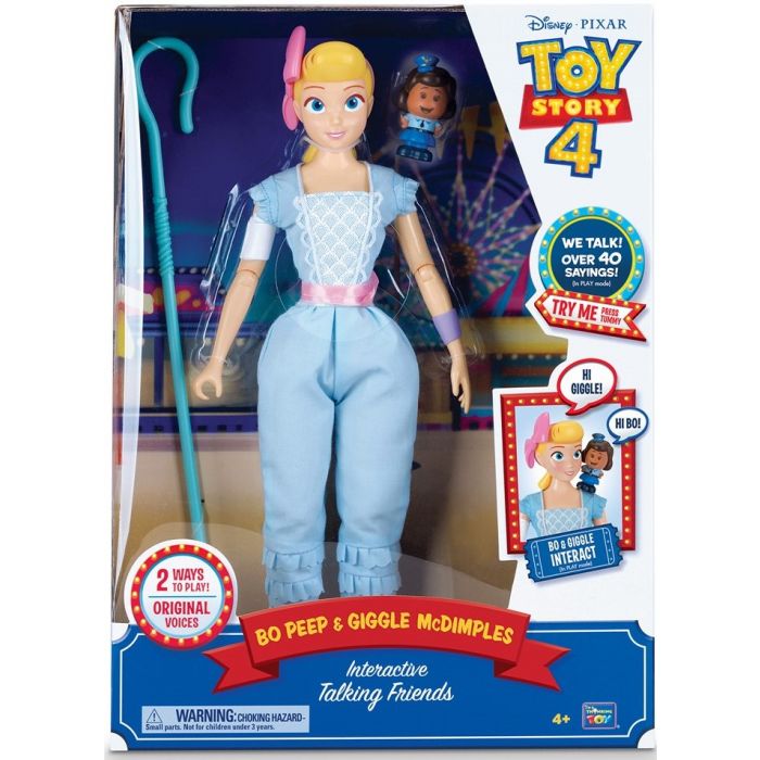 Disney Pixar TOY STORY 4 Interactive BO PEEP and GIGGLES Talking Friends Doll... 