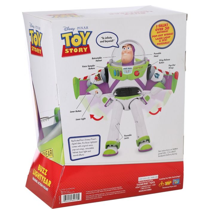 TOY STORY 20TH ANNIVERSARY BUZZ LIGHTYEAR TALKING ACTION FIGURE