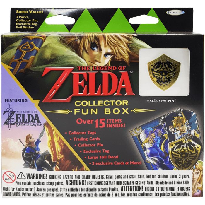 CARDS, TAGS PINS & MORE BRAND NEW & SEALED LEGEND OF ZELDA COLLECTOR FUN BOX