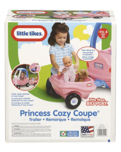LITTLE TIKES Princess Cozy Coupe Trailer (Pink)