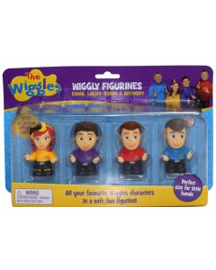 THE WIGGLES WIGGLY FIGURINES 4 PACK (Emma, Lachy, Simon & Anthony)